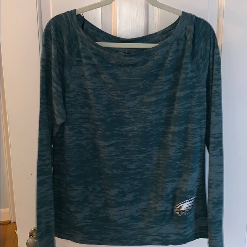 Philadelphia Eagles off the shoulder long sleeve